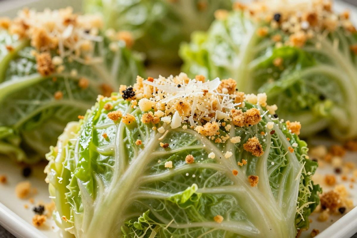 Verza al forno: il piatto che rende ogni cena speciale con parmigiano e pangrattato croccante